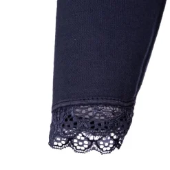 Hot Tee shirt chaud à dentelle col V ysia Femme Femme Tee Shirt|Haut, Chemise