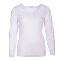 Hot Tee shirt chaud à dentelle col V ysia Femme Femme Haut, Chemise|Tee Shirt