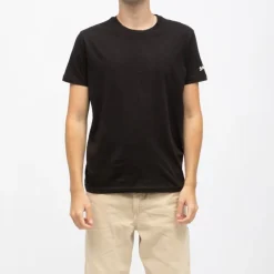 Online Tee shirt col rond coton manches courtes Homme Homme Tee Shirt