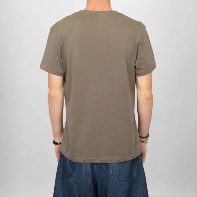 Hot Tee shirt col rond imprimé moto Homme Homme Tee Shirt