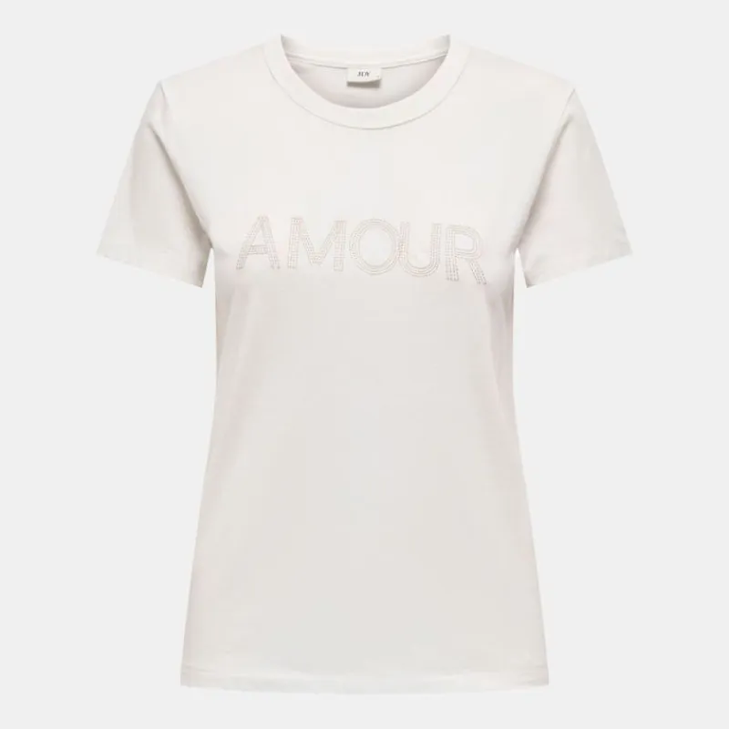 Online Tee shirt col rond michigan coton Amour Femme Femme Tee Shirt|Haut, Chemise