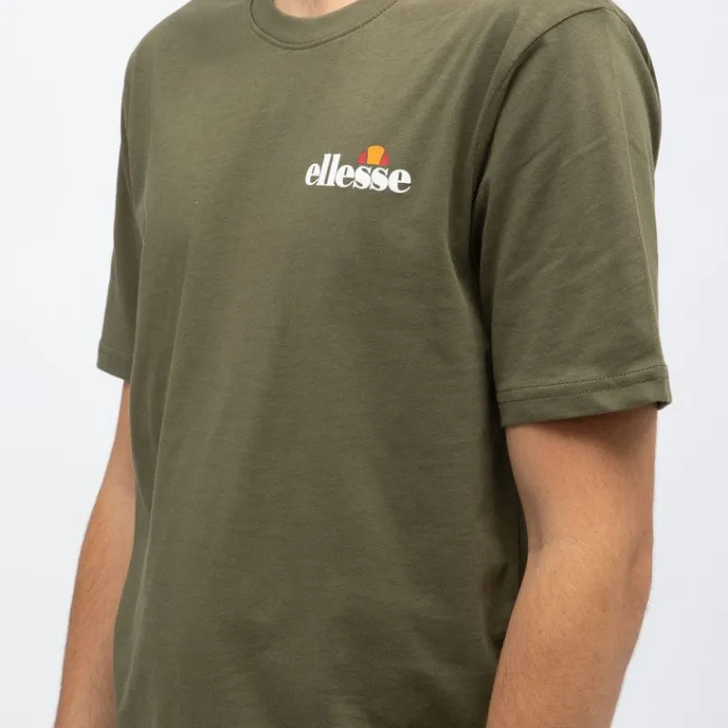 Discount Tee shirt col rond regular couleur unie avec logo Homme Homme Tee Shirt