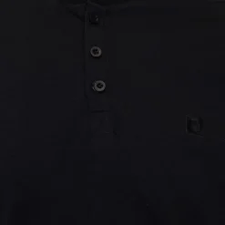 Best Tee shirt col tunisien avec boutons Homme Homme Tee Shirt