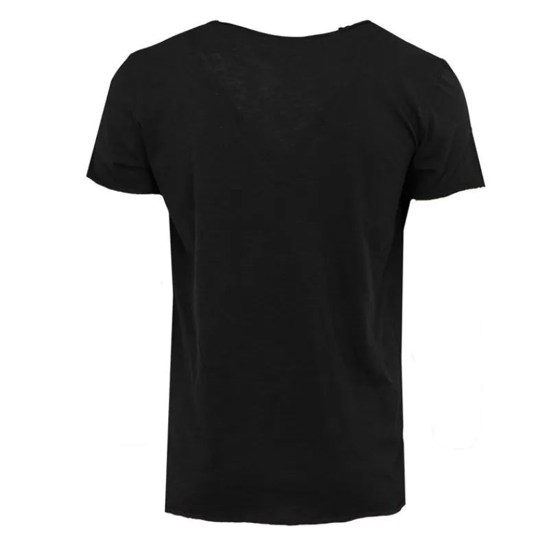 Discount Tee shirt col V coton manches courtes Homme Homme Tee Shirt