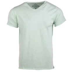 New Tee shirt col v en coton uni myke-b Homme Homme Tee Shirt