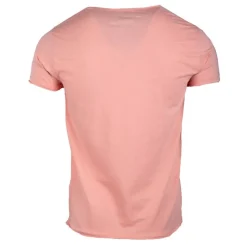 Online Tee shirt col v en coton uni myke-b Homme Homme Tee Shirt