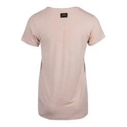 Best Tee shirt col V fluide strass logo Femme Femme Haut, Chemise|Tee Shirt