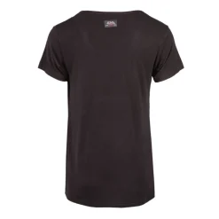 Hot Tee shirt col V fluide strass logo Femme Femme Tee Shirt|Haut, Chemise