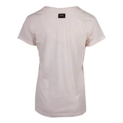 Outlet Tee shirt col v strass logo chiné Femme Femme Haut, Chemise|Tee Shirt