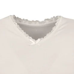 Discount Tee shirt col v venezia avec dentelle Femme Femme Tee Shirt|Haut, Chemise