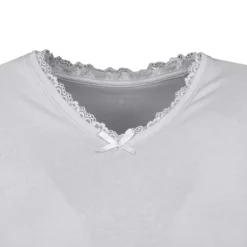 Outlet Tee shirt col v venezia avec dentelle Femme Femme Tee Shirt|Haut, Chemise