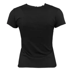 New Tee shirt col v venezia avec dentelle Femme Femme Tee Shirt|Haut, Chemise