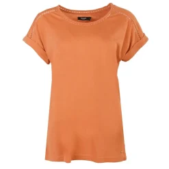 Discount Tee shirt cosantia orange Femme Femme Haut, Chemise|Tee Shirt