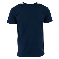 Hot Tee shirt coton bandes épaules texte Sport brodé Homme Homme Tee Shirt|Vetements De Sports Homme