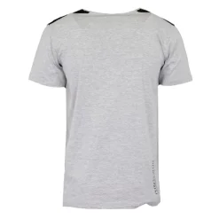 Best Tee shirt coton bandes épaules texte Sport brodé Homme Homme Vetements De Sports Homme|Tee Shirt