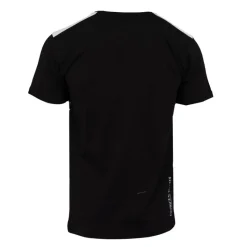 Hot Tee shirt coton bandes épaules texte Sport brodé Homme Homme Tee Shirt|Vetements De Sports Homme