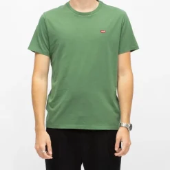 Online Tee shirt coton col rond coupe droite Homme Homme Tee Shirt