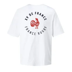 Clearance Tee shirt coton france rugby manches courtes Homme Homme Tee Shirt