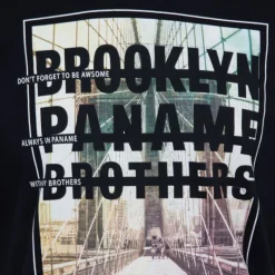 Best Tee shirt coton imprimé pont de Brooklyn Homme Homme Tee Shirt