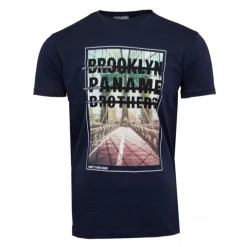 Best Tee shirt coton imprimé pont de Brooklyn Homme Homme Tee Shirt