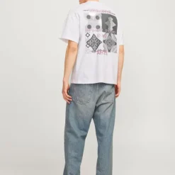 Discount Tee shirt coton Noho dos imprimé design et graphique Homme Homme Tee Shirt