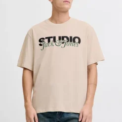 Clearance Tee shirt coton yuki col ras de cou manches courtes Homme Homme Tee Shirt