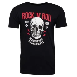 Outlet Tee shirt crane de squelette coton Rock 'N' Roll Homme Homme Tee Shirt