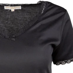 Clearance Tee shirt dentelle coton moyra Femme Femme Tee Shirt|Haut, Chemise