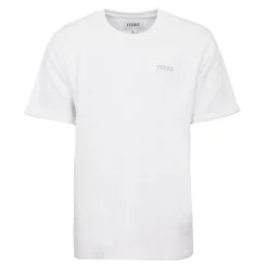 Discount Tee shirt en coton texturé logo brodé Homme Homme Tee Shirt