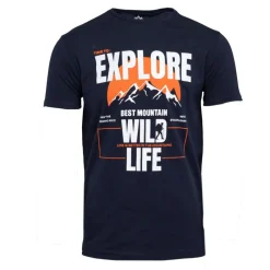 Outlet Tee shirt "Explore Wild Life" coton Homme Homme Tee Shirt