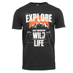 Online Tee shirt "Explore Wild Life" coton Homme Homme Tee Shirt