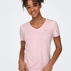 Outlet Tee shirt font life col V regular fit Femme Femme Tee Shirt|Haut, Chemise