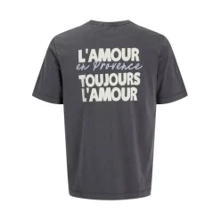 Best Tee shirt gris foncé L'amour en Provence toujours l'amour coton Homme Homme Tee Shirt