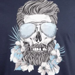 Clearance Tee shirt imprimé 100% coton milan Homme Homme Tee Shirt