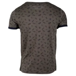 Discount Tee shirt imprimé feuilles avec poche mably Homme Homme Tee Shirt