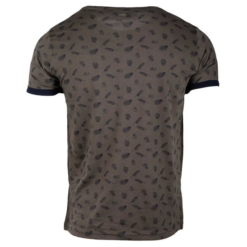 Discount Tee shirt imprimé feuilles avec poche mably Homme Homme Tee Shirt