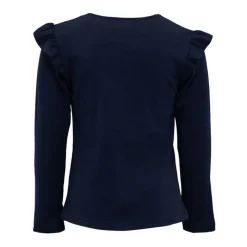 Clearance Tee shirt imprimé gold épaules à volants Enfant Enfant Tee Shirt