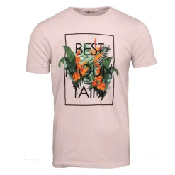 Hot Tee shirt imprimé plantes tropicales Homme Homme Tee Shirt