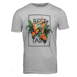 Outlet Tee shirt imprimé plantes tropicales Homme Homme Tee Shirt