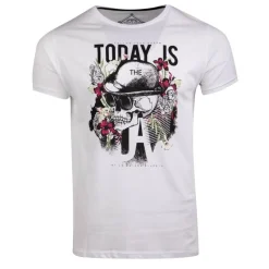Tee shirt imprimé today is the day mega Homme Homme Tee Shirt