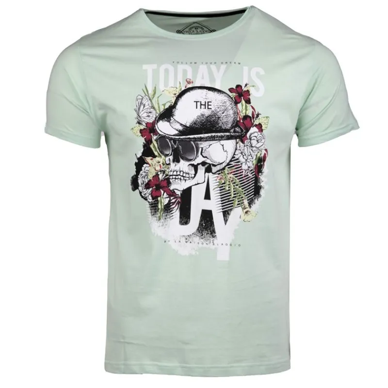 Discount Tee shirt imprimé today is the day mega Homme Homme Tee Shirt