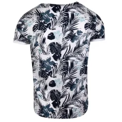 Clearance Tee shirt imprimé tropical avec poche maestro Homme Homme Tee Shirt