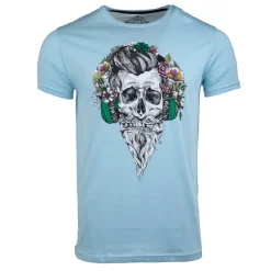 New Tee shirt imprimé tête de mort messina Homme Homme Tee Shirt