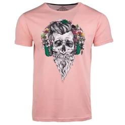 Hot Tee shirt imprimé tête de mort messina Homme Homme Tee Shirt