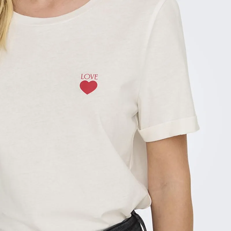 Clearance Tee shirt Kitty coeur coton Femme Femme Tee Shirt|Haut, Chemise