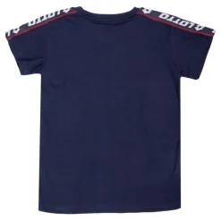 Discount Tee shirt logo brodé avec liseré poitrine Enfant Enfant Tee Shirt