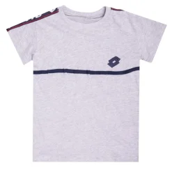 Sale Tee shirt logo brodé avec liseré poitrine Enfant Enfant Tee Shirt