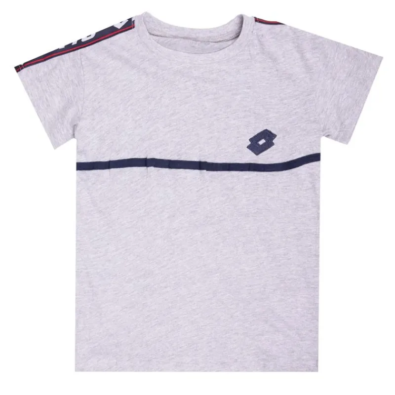 Sale Tee shirt logo brodé avec liseré poitrine Enfant Enfant Tee Shirt