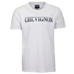 Discount Tee shirt logo rayé en coton Homme Homme Tee Shirt