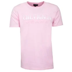 Tee shirt logo rayé en coton Homme Homme Tee Shirt